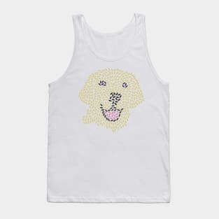 Happy Golden Retriever Tank Top